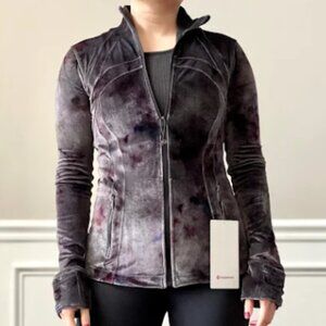 Lululemon Define Jacket Velour - Size 18 - NWT Interstellar Dark Gray
